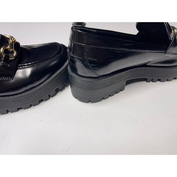 Express Loafers Platform black size 10 M - Picture 4 of 8